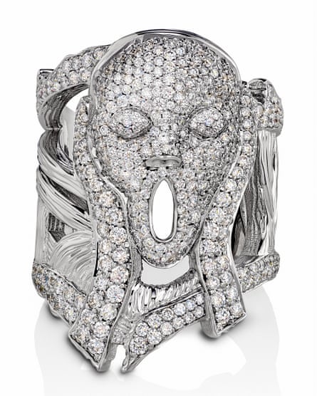 The limited-edition Scream ring, priced £17,800.