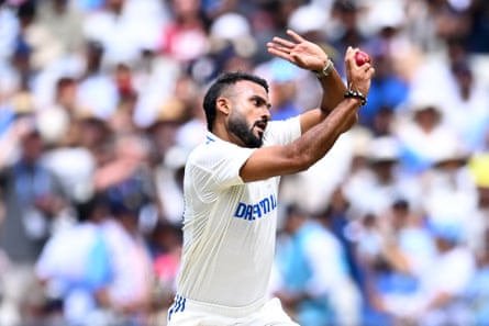 Akash Deep bowls