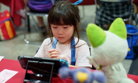 A young visitor of the Pokémon world championships.