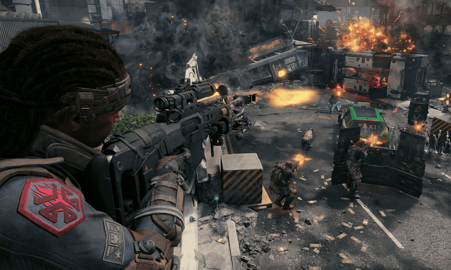 A sniper in Black Ops 4