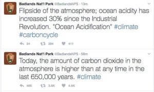 Badlands National Park’s now-deleted tweets on climate change
