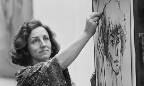 Françoise Gilot in the studio of french artist Jean-Denis Maillart