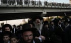 Israel-Gaza war live: ultra-Orthodox Jews block major highway in protest against Israel’s new military service ruling