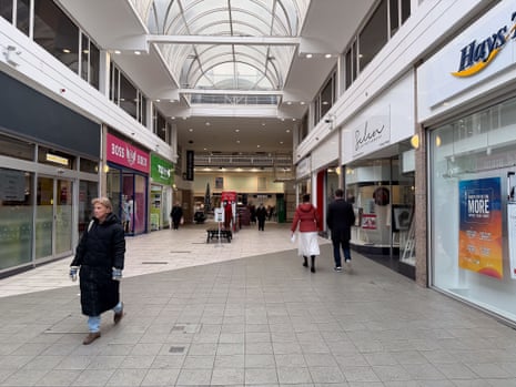 The Nicholson's Walk Shopping Centre in Maidenhead, Berkshire, last week