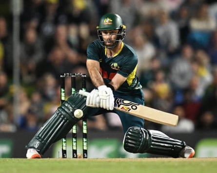 Australia’s Glenn Maxwell successful action