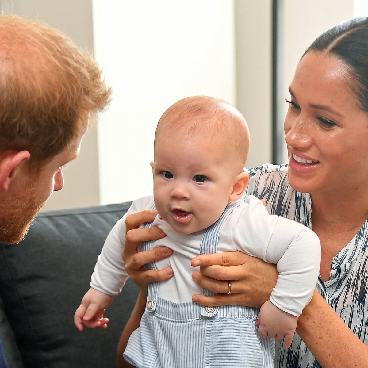 Harry and Meghan put son Archie centre stage in first podcast | Prince Harry | The Guardian