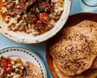 Sami Tamimi Shares Recipes for Warm Musabaha and Flatbreads