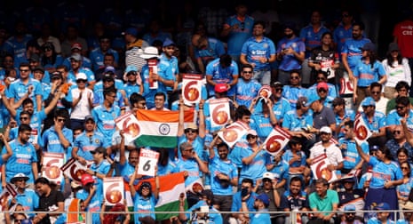 India fans show their support
