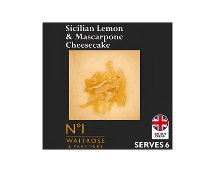 Sicilian Lemon & Mascarpone Cheesecake WHITE