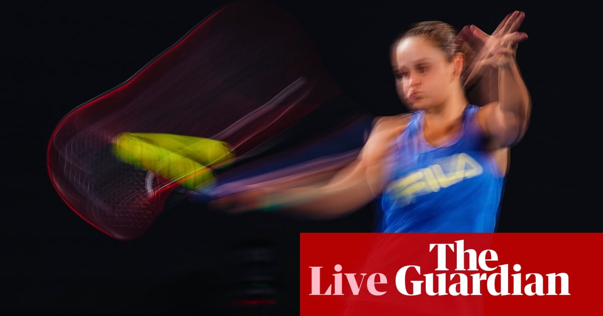 Australian Open 2020 day one: Barty v Tsurenko, Djokovic in action and more – live!