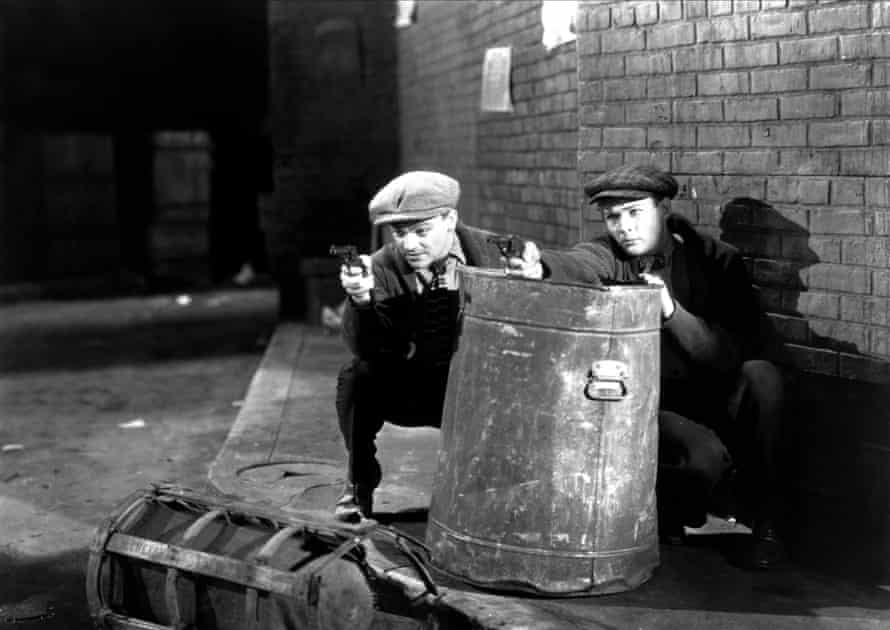 James Cagney and Edward Woods in The Public Enemy.