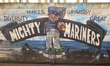 Wall art in Grimsby.