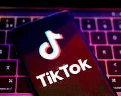 TikTok app logo on phone