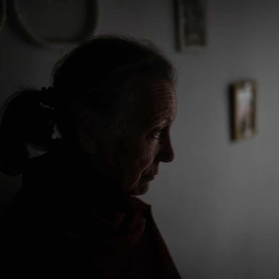 Manuela Lopes at her home in the Santos Lima building in Marvila, Since 2017, she has been faced with eviction.