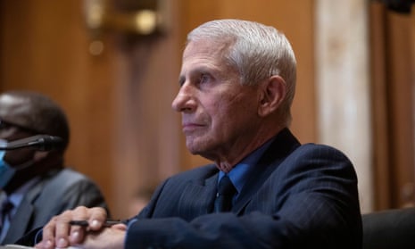 Dr Anthony Fauci on Capitol Hill in May. 