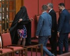 Australia politics live: Pauline Hanson ejected from Senate as ‘disgraceful’ burqa stunt condemned by senators from across political divide