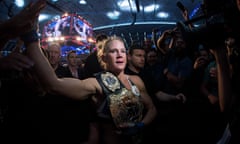 Holly Holm shocked the MMA world with her victory over Ronda Rousey in Melbourne on Sunday.