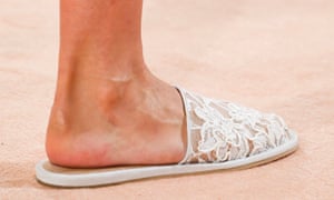 Well-heeled slippers at Balenciaga.