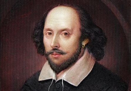 Portrait of William ShakespeareVintage coloured engraving of William Shakespeare, after the Chandos portrait.