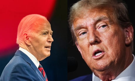 Trump leads Biden in six swing states, new poll shows – live
