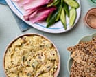 Fava, roast veg and grilled courgette: the Barbary’s recipes for simple summer dips