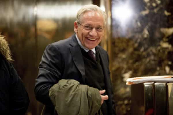 Woodward arriva alla Trump Tower nel 2017.