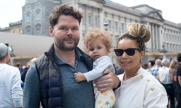 Steve and Sam Quinn, pictured with their baby, Hendrix