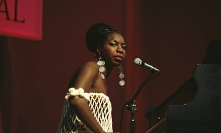 Nina Simone performs at Newport Jazz Festival, July 1968