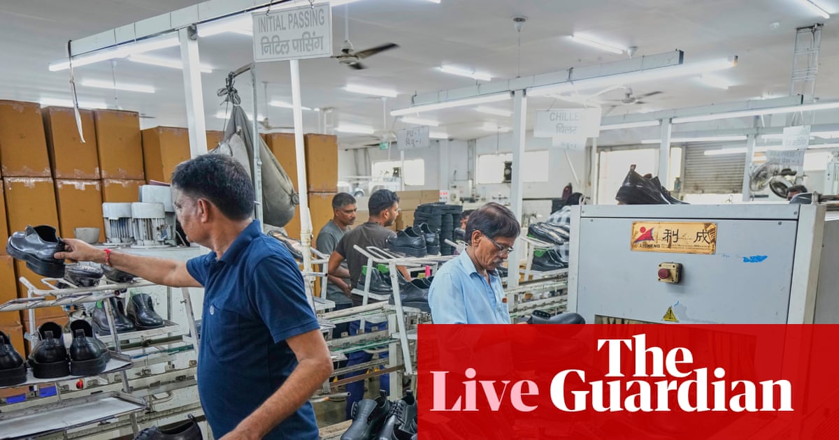 Trump’s 50% tariffs on India come into force as president puts pressure on country over buying Russian oil – US politics live
