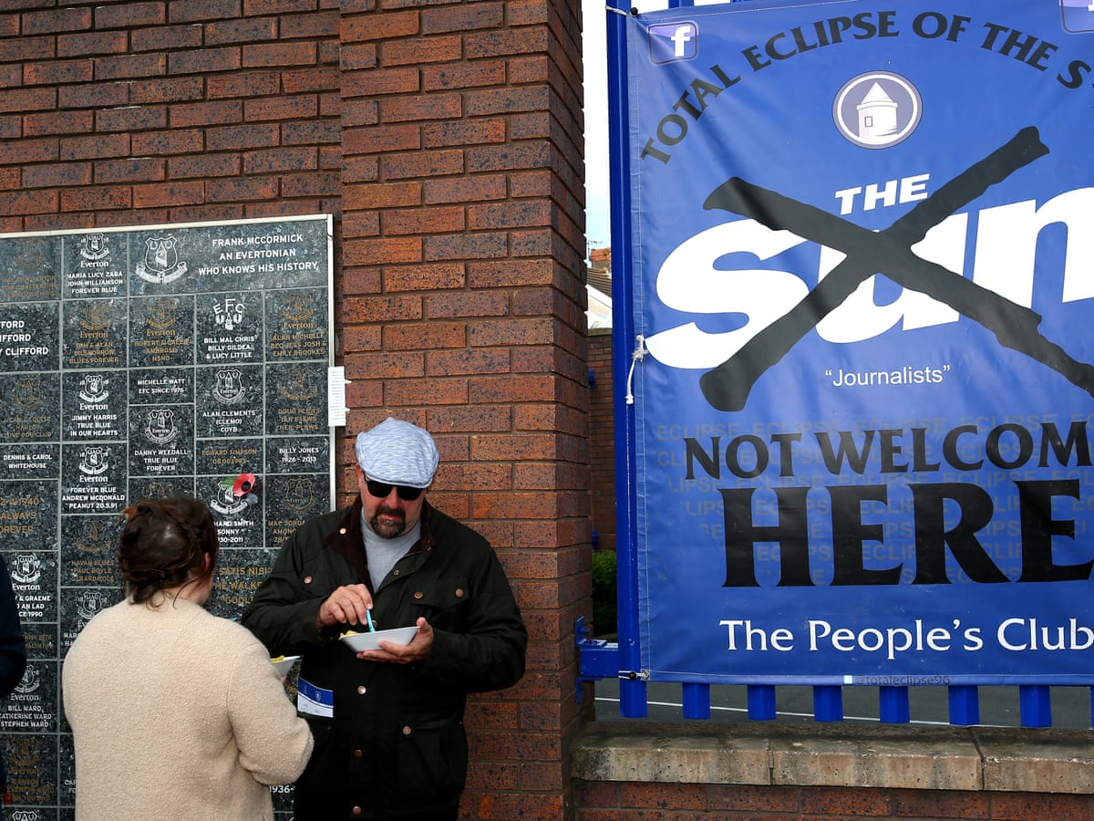 Everton Join Liverpool In Banning Sun Journalists Over Coverage Football The Guardian
