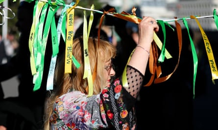 Members of the public attended the tabling of the report in parliament in Wellington, New Zealand, on Wednesday
