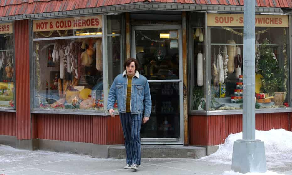 Michael Gandolfini filming The Many Saints of Newark.