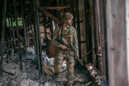 Maj Maksym Taran of Ukraine’s national guard.