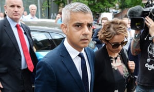 sadiq khan ban londoners uber grenfell handling support over