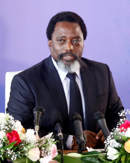 Joseph Kabila in Kinshasa in January