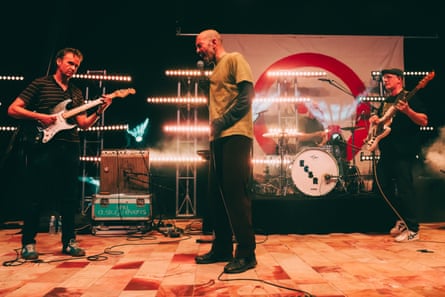 Eddy Current Suppression Ring playing Fed Square in Melbourne on Friday 26 September.