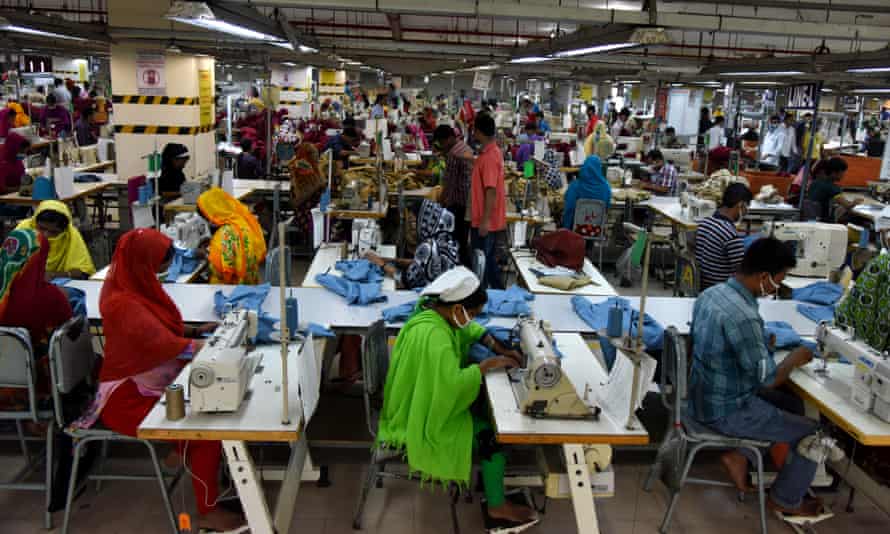 A garment factory in Dhaka, Bangladesh