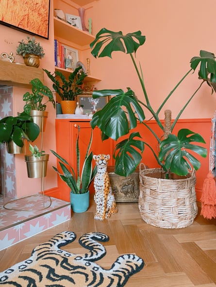 ‘Style your shelves using things you have already’: Amanda Davies, who is renting a flat in Margate.