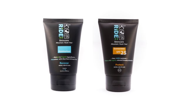 Protect mineral suncream and Recover sports moisturiser