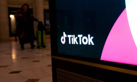 An advertisement for TikTok