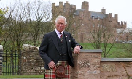 Charles visits the Castle of Mey in 2019.