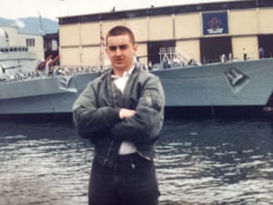 Skinhead days: Tony McAleer in his youth.