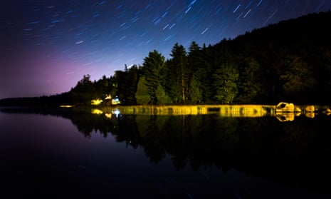 Star trails over Maine, where Alan Lightman experienced ‘a kind of epiphany’ last year
