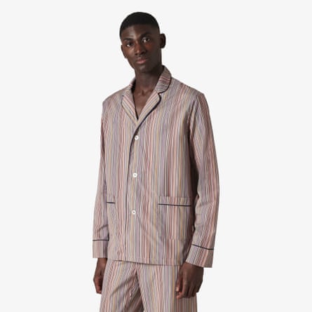 Paul Smith Monogram ‘Signature Stripe’ Cotton Pyjama Set