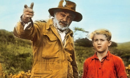 Long way home … Edward G Robinson and Fergus McClelland in Sammy Going South.