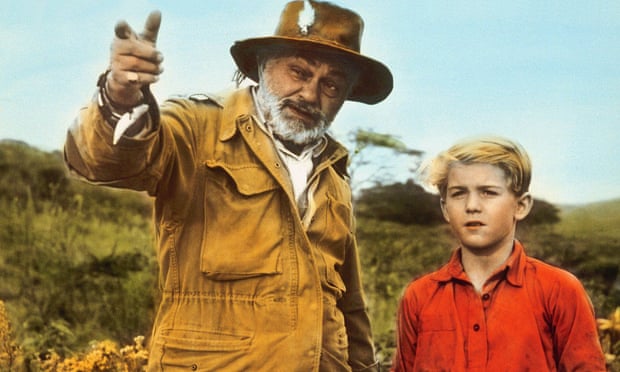 Long way home … Edward G Robinson and Fergus McClelland in Sammy Going South.