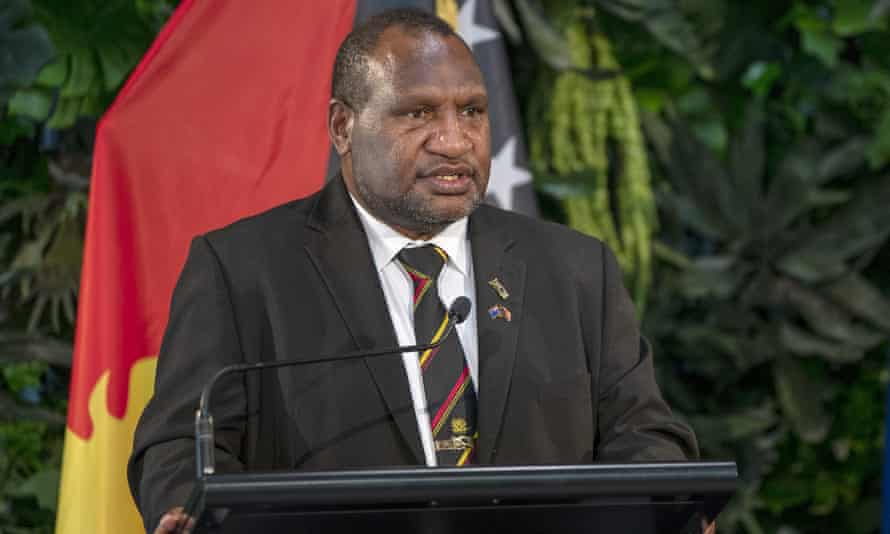 Papua New Guinea prime minister James Marape