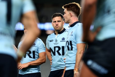 Hooker Dave Porecki’s face says it all as another promising Waratahs season ends in disaster.