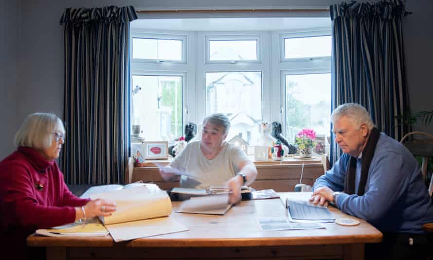 From left: former headteacher Anna Jones with former pupils Einir Williams and Wyn Williams.