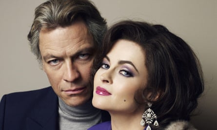 Dominic West and Helena Bonham Carter as Richard Burton and Elizabeth Taylor for the Emmy-nominated drama Burton &amp; Taylor commissioned by BBC Four.